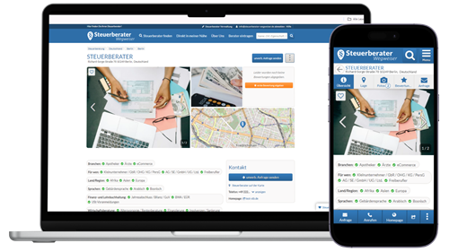 Advantages of a listing on steuerberater-wegweiser.de