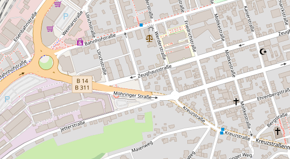 Steuerberater auf Satellitenbild