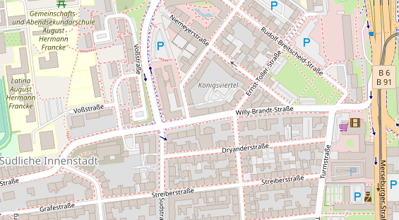 Steuerberater auf Satellitenbild