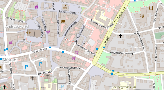 Steuerberater auf Satellitenbild