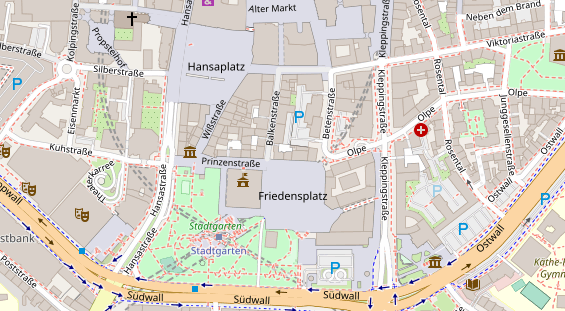Steuerberater auf Satellitenbild