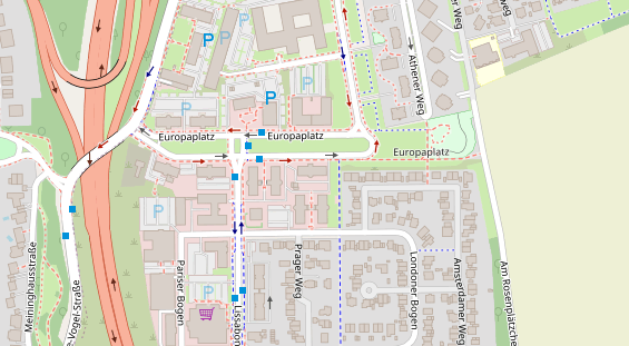 Steuerberater auf Satellitenbild
