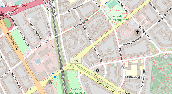 Steuerberater auf Satellitenbild