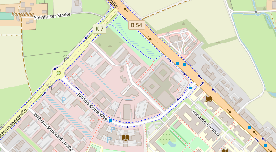 Steuerberater auf Satellitenbild