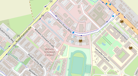 Steuerberater auf Satellitenbild