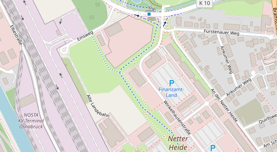 Steuerberater auf Satellitenbild