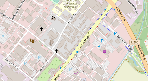 Steuerberater auf Satellitenbild