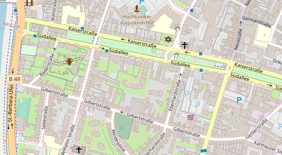 Steuerberater auf Satellitenbild