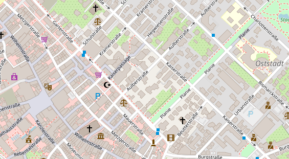 Steuerberater auf Satellitenbild
