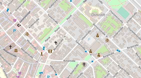 Steuerberater auf Satellitenbild