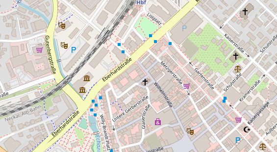 Steuerberater auf Satellitenbild