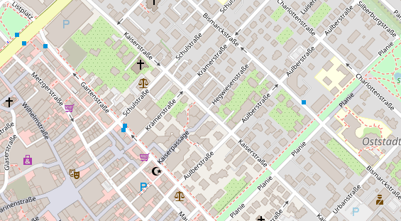 Steuerberater auf Satellitenbild