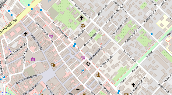 Steuerberater auf Satellitenbild