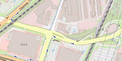 Steuerberater auf Satellitenbild