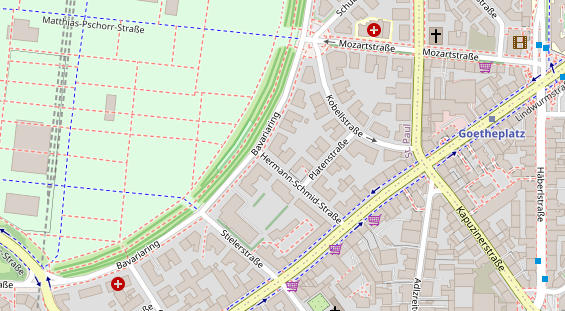 Steuerberater auf Satellitenbild