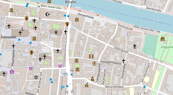 Steuerberater auf Satellitenbild