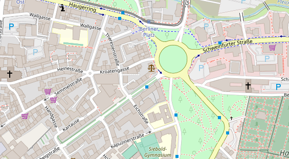 Steuerberater auf Satellitenbild