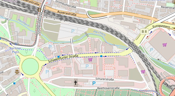 Steuerberater auf Satellitenbild