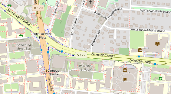 Steuerberater auf Satellitenbild