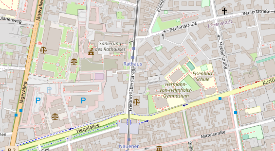 Steuerberater auf Satellitenbild