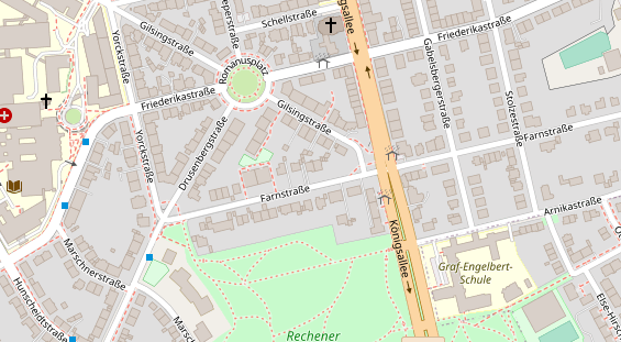 Steuerberater auf Satellitenbild