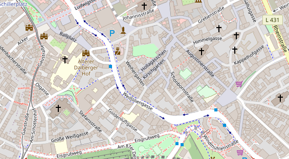 Steuerberater auf Satellitenbild