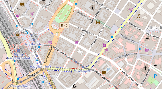 Steuerberater auf Satellitenbild