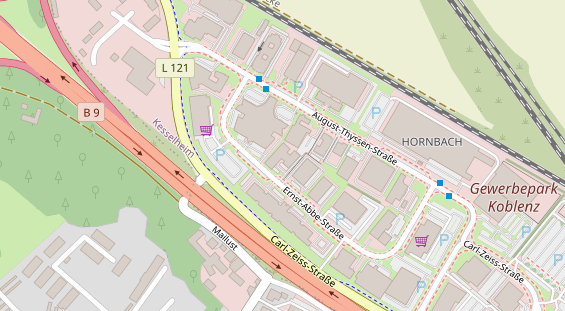 Steuerberater auf Satellitenbild