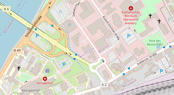 Steuerberater auf Satellitenbild