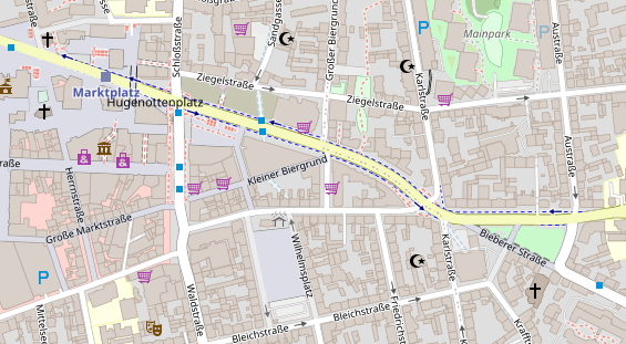 Steuerberater auf Satellitenbild