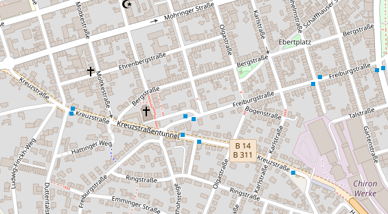 Steuerberater auf Karte