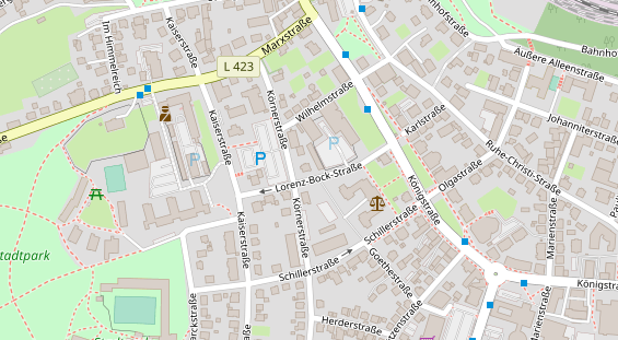 Steuerberater auf Satellitenbild