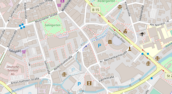 Steuerberater auf Satellitenbild