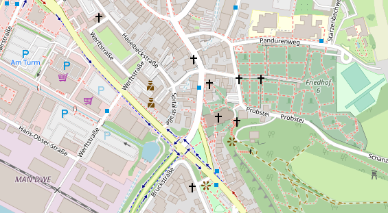 Steuerberater auf Satellitenbild
