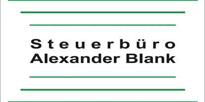 Steuerberatung - Finanz- und Lohnbuchhaltung: BWA / EÜR - Bayern - Alexander Blank, Steuerberater